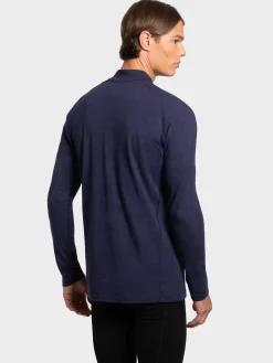Outlet Rewoolution SILBERHORN - felpa 210 gr per uomo in colore blu