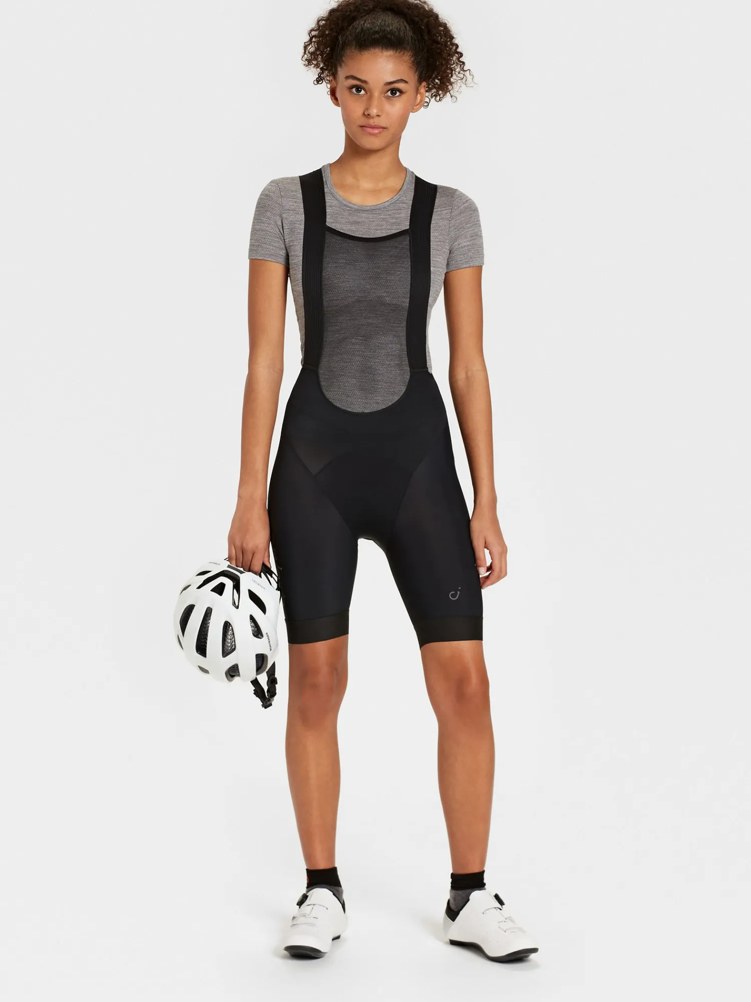 Sale Rewoolution SKIN - t-shirt in merino mesh 180 gr per donna in colore grigio