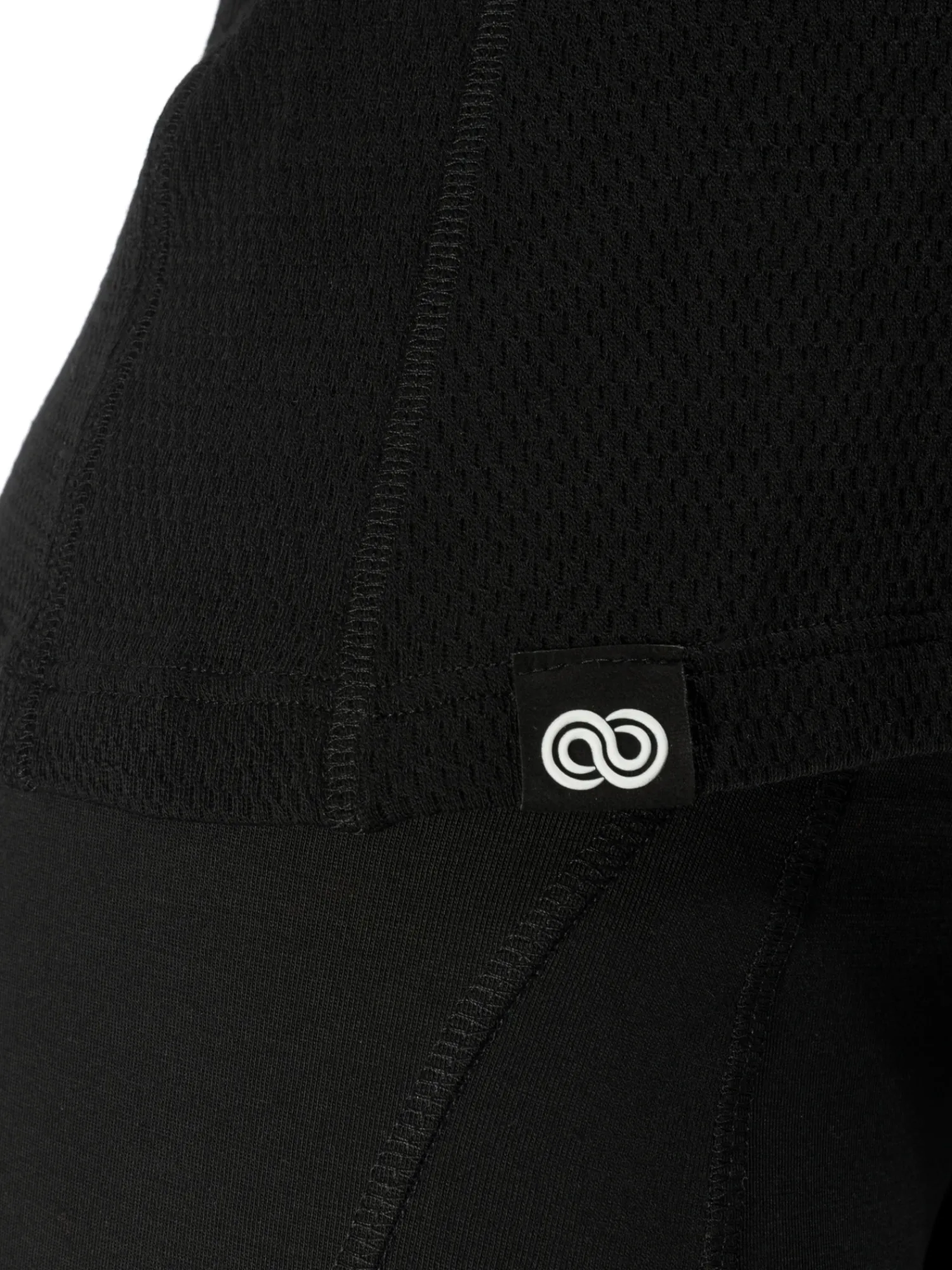 Best Rewoolution SKIN - t-shirt in merino mesh 180 gr per donna in colore nero