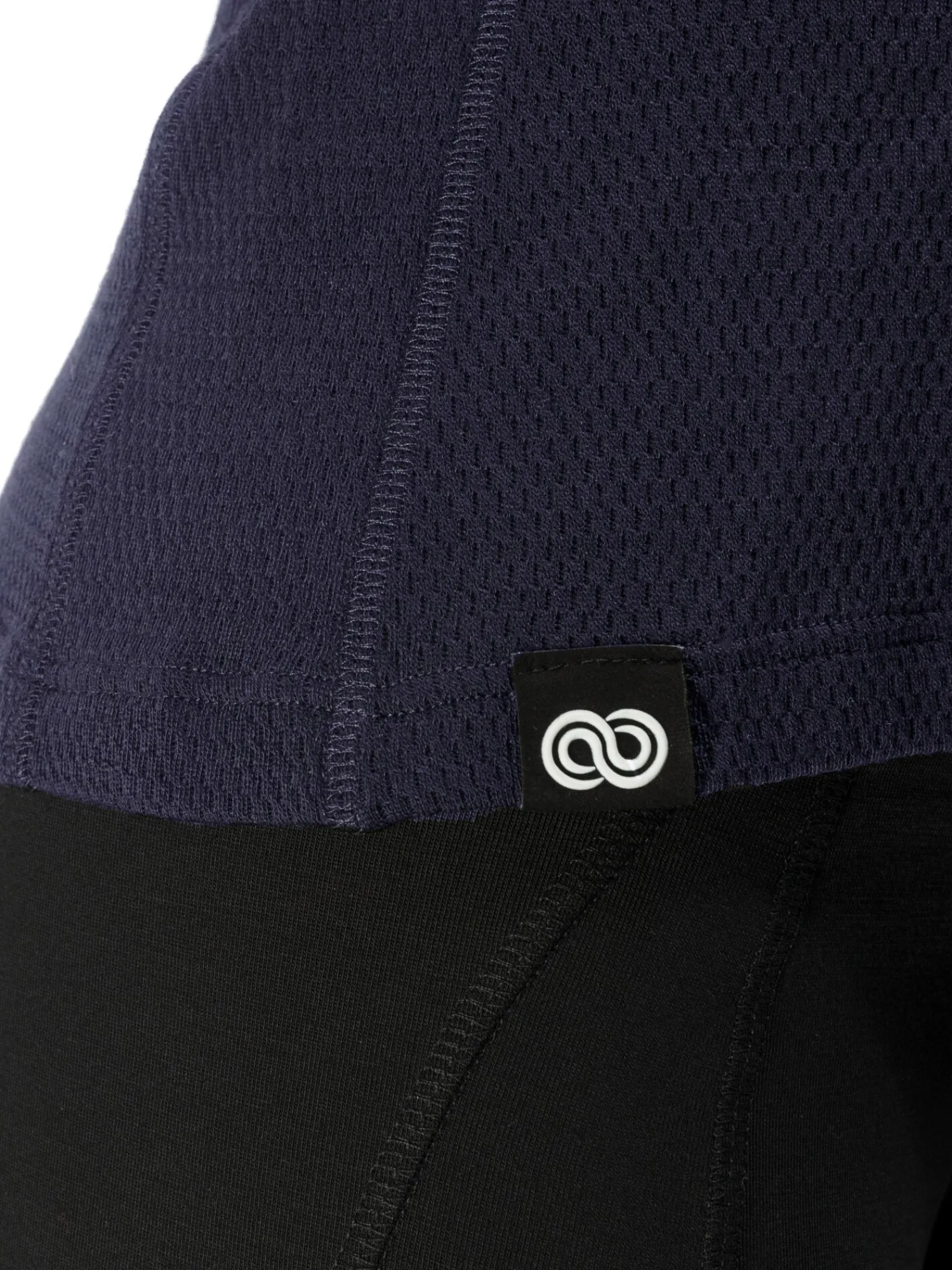 Sale Rewoolution SKIN - t-shirt in merino mesh 180 gr per donna in colore blu