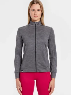 Hot Rewoolution SNUG - felpa in merino jersey 280 gr per donna in colore grigio