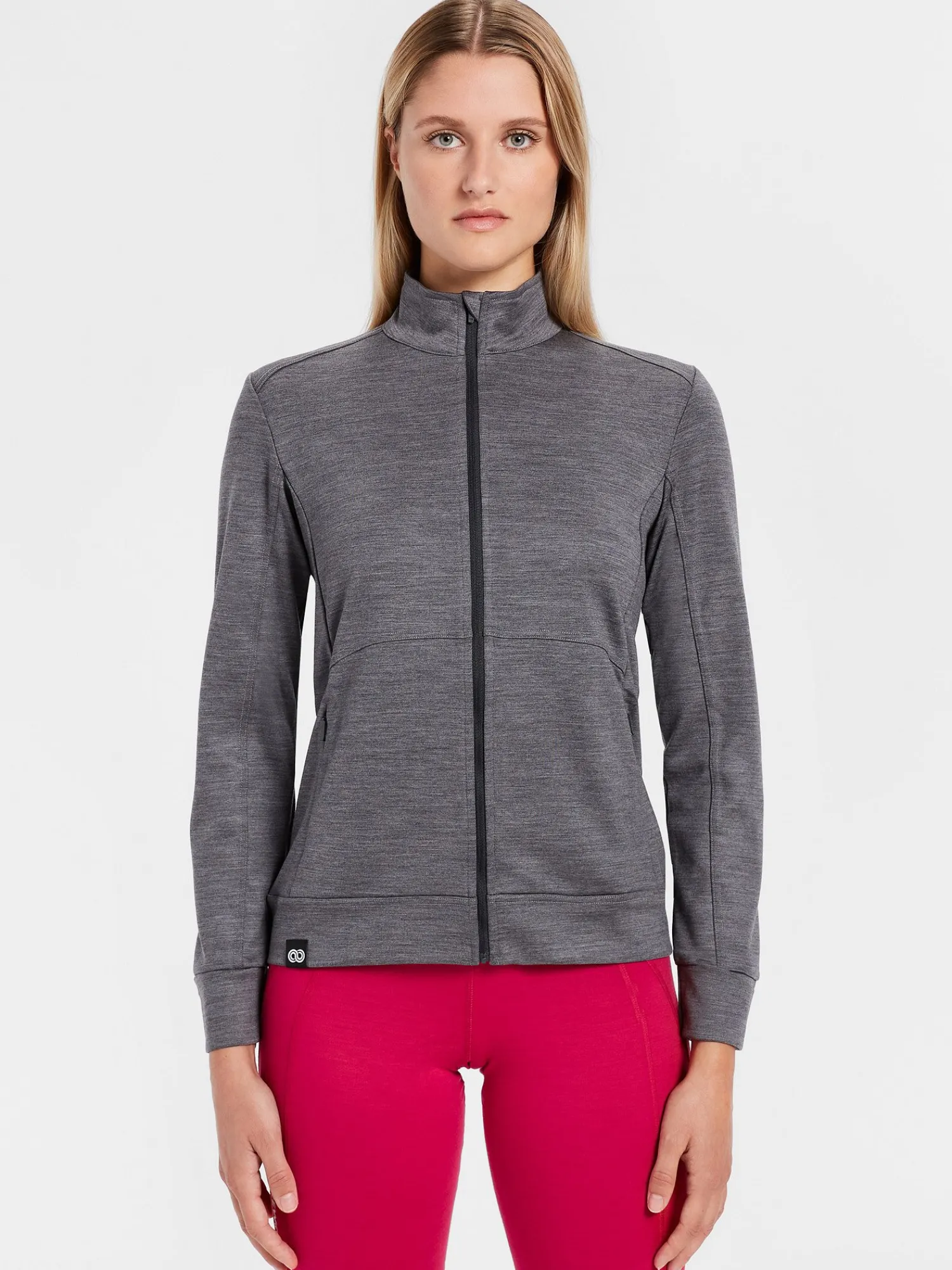 Hot Rewoolution SNUG - felpa in merino jersey 280 gr per donna in colore grigio