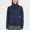 Clearance Rewoolution SNUG - felpa in merino jersey 280 gr per donna in colore blu