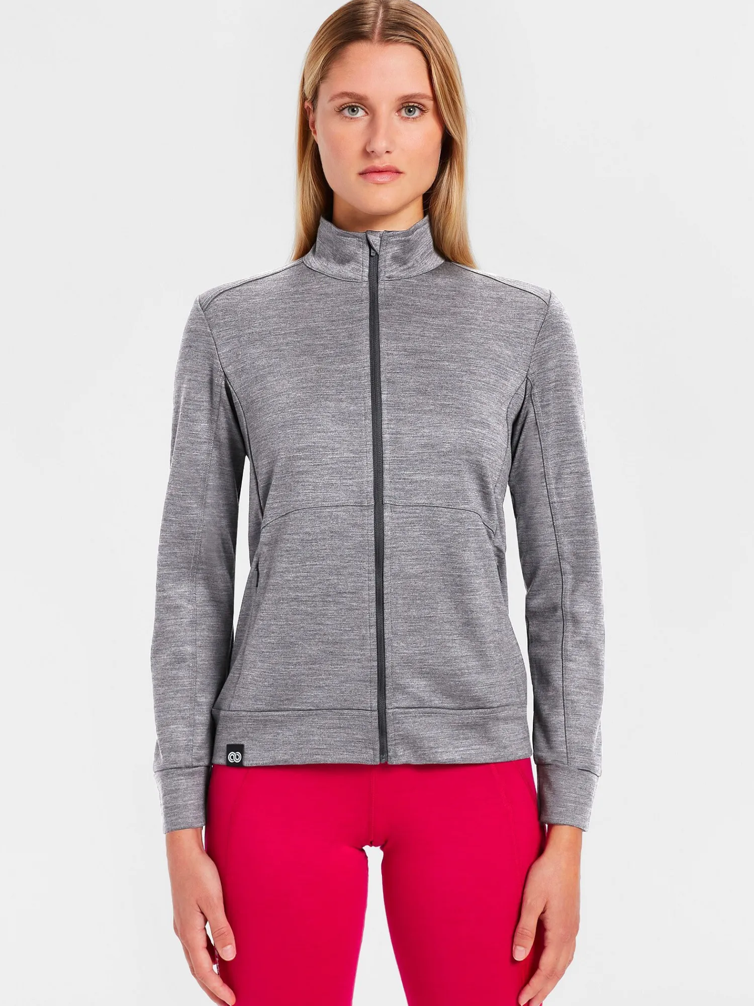 Outlet Rewoolution SNUG - felpa in merino jersey 280 gr per donna in colore grigio