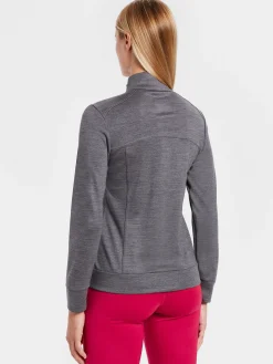 Hot Rewoolution SNUG - felpa in merino jersey 280 gr per donna in colore grigio