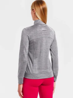 Outlet Rewoolution SNUG - felpa in merino jersey 280 gr per donna in colore grigio