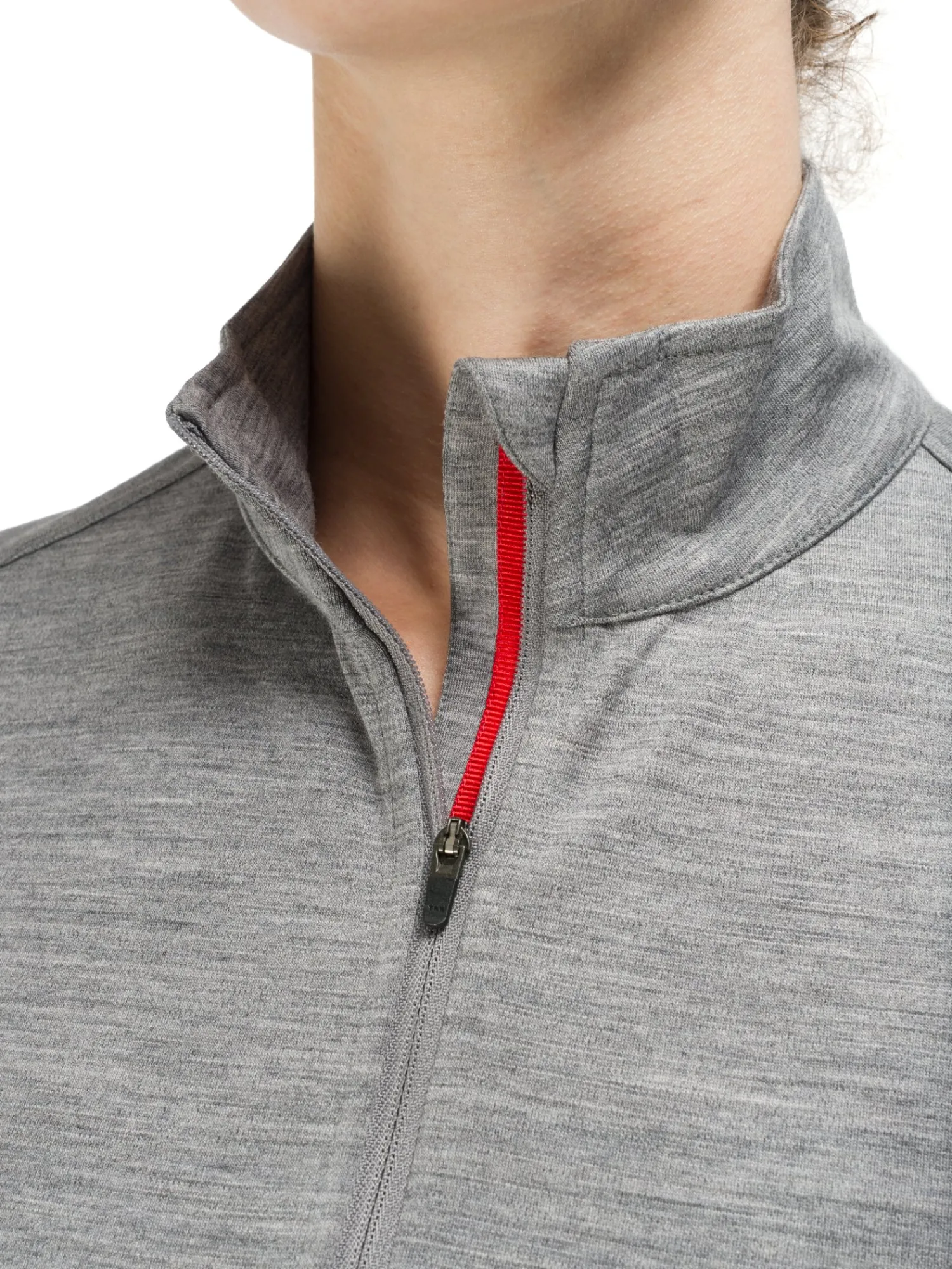 Outlet Rewoolution SNUG - felpa in merino jersey 280 gr per donna in colore grigio