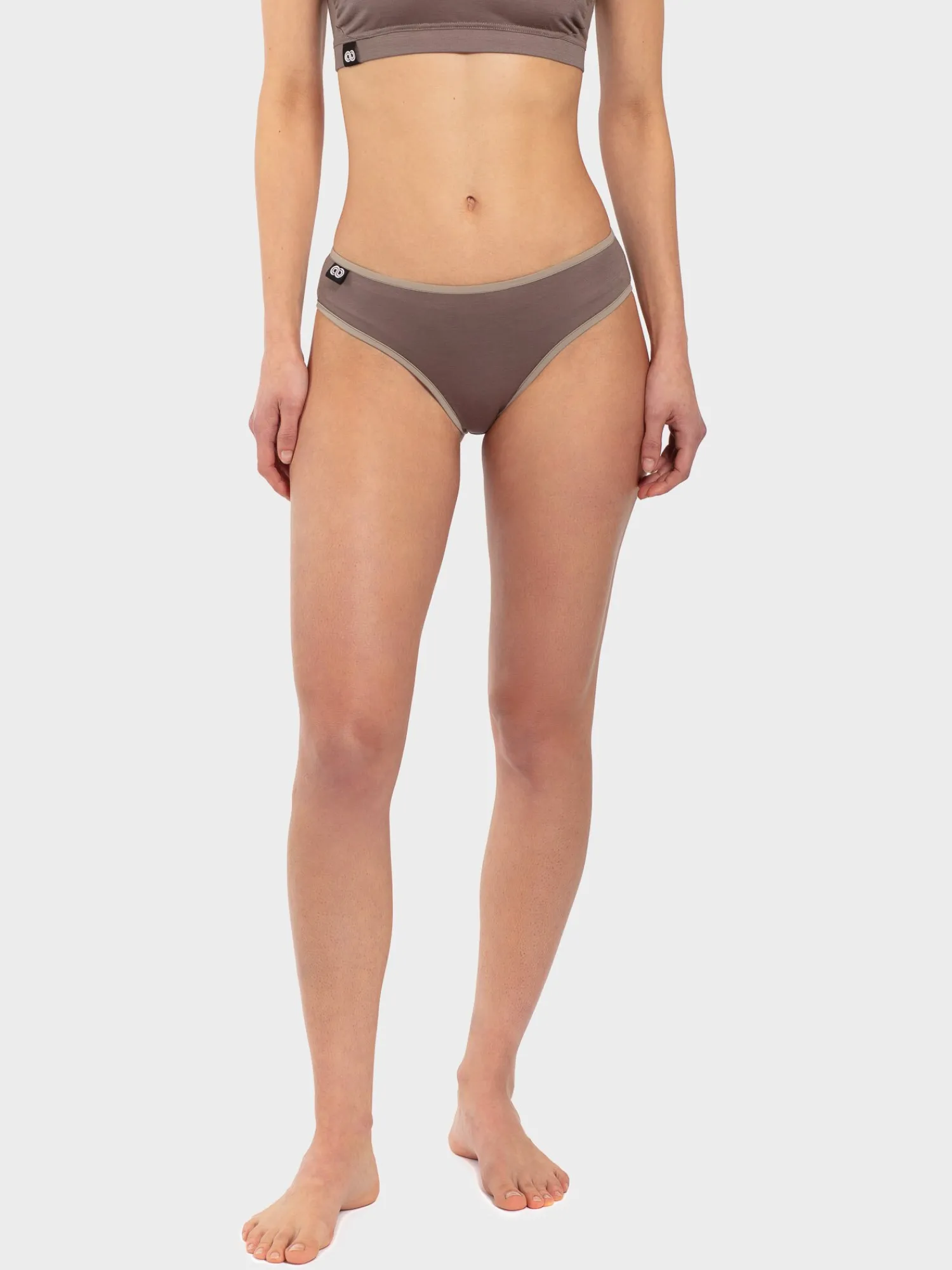 Best Rewoolution SURI - intimo in merino jersey 140 gr per donna in colore marrone