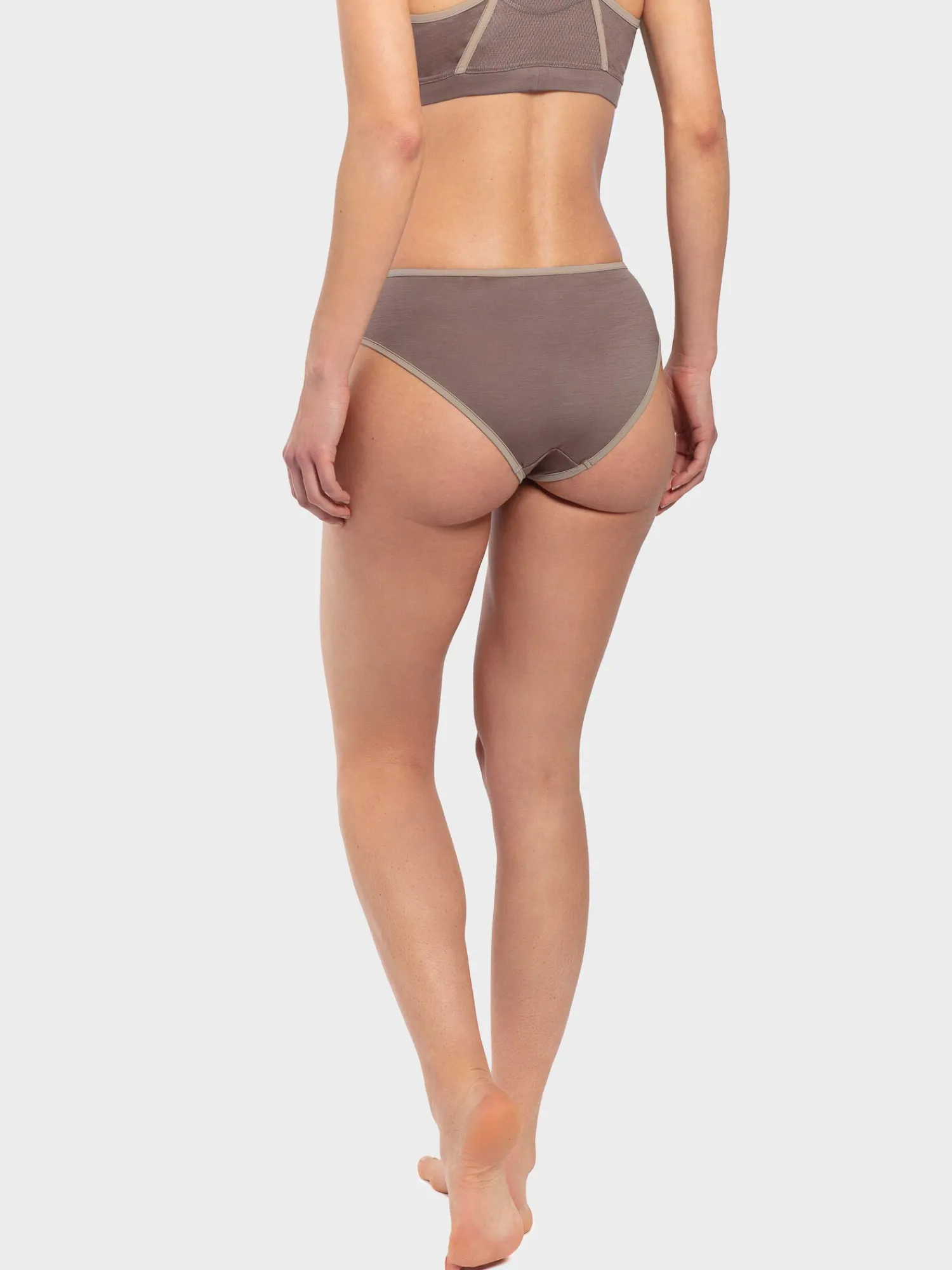 Best Rewoolution SURI - intimo in merino jersey 140 gr per donna in colore marrone