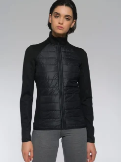 New Rewoolution SYBILLA - felpa in merino punto roma 280 gr per donna in colore nero