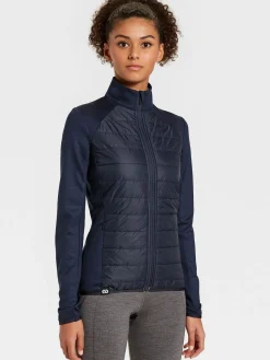 Sale Rewoolution SYBILLA - felpa in merino punto roma 280 gr per donna in colore blu