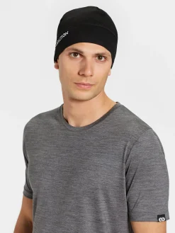 Discount Rewoolution TABEA - accessorio in merino jersey 190 gr per uomo in colore nero