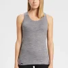 Clearance Rewoolution TOP - intimo  in merino mesh 180 gr per donna in colore grigio
