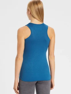 Outlet Rewoolution TOP - intimo  in merino mesh 180 gr per donna in colore blu