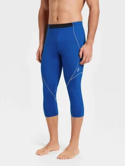 Online Rewoolution TRACK - leggings 140 gr per uomo in colore blu