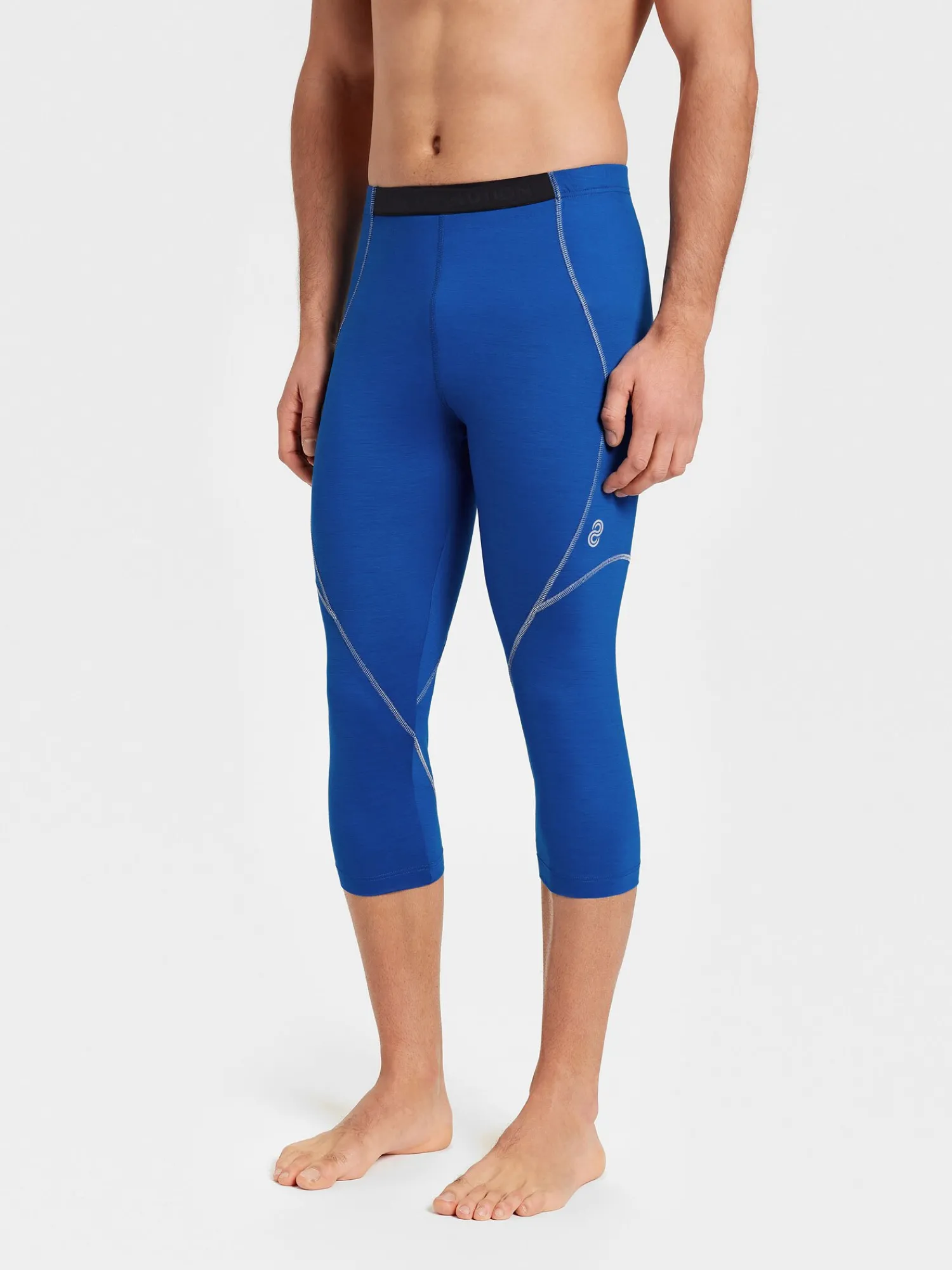 Online Rewoolution TRACK - leggings 140 gr per uomo in colore blu