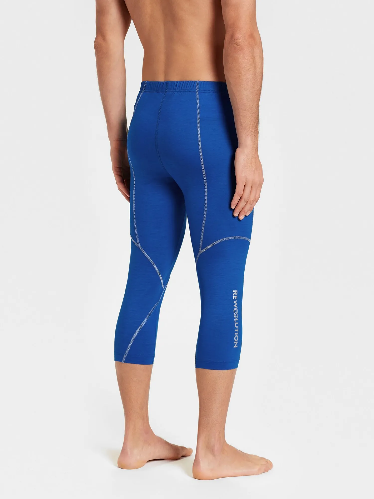 Online Rewoolution TRACK - leggings 140 gr per uomo in colore blu