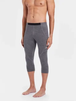 Best Rewoolution TRAIL - leggings in merino jersey 190 gr per uomo in colore grigio