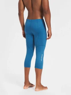 Online Rewoolution TRAIL - leggings in merino jersey 190 gr per uomo in colore blu
