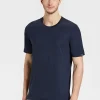 New Rewoolution TRICK - t-shirt in merino jersey 140 gr per uomo in colore blu