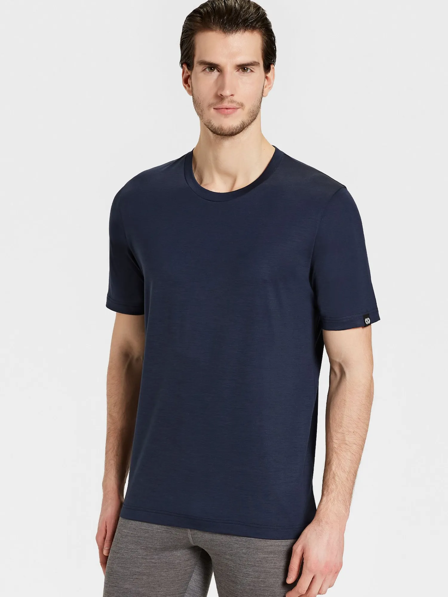 New Rewoolution TRICK - t-shirt in merino jersey 140 gr per uomo in colore blu
