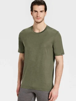 Hot Rewoolution TRICK - t-shirt in merino jersey 140 gr per uomo in colore verde