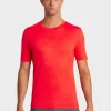 Hot Rewoolution TRICK - t-shirt in merino jersey 140 gr per uomo in colore arancione