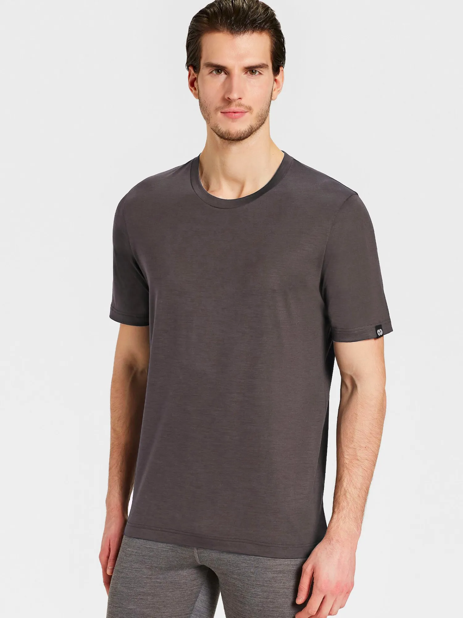 Hot Rewoolution TRICK - t-shirt in merino jersey 140 gr per uomo in colore marrone