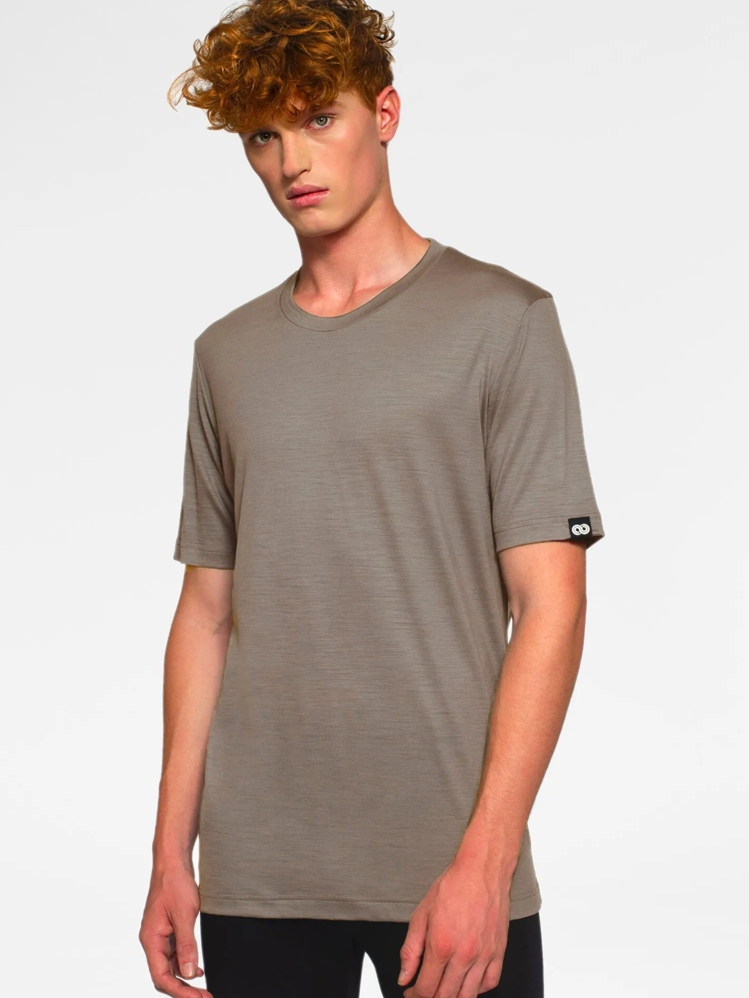 Hot Rewoolution TRICK - t-shirt in merino jersey 140 gr per uomo in colore marrone