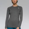 Best Rewoolution WIKI - t-shirt in merino jersey 190 gr per donna in colore grigio